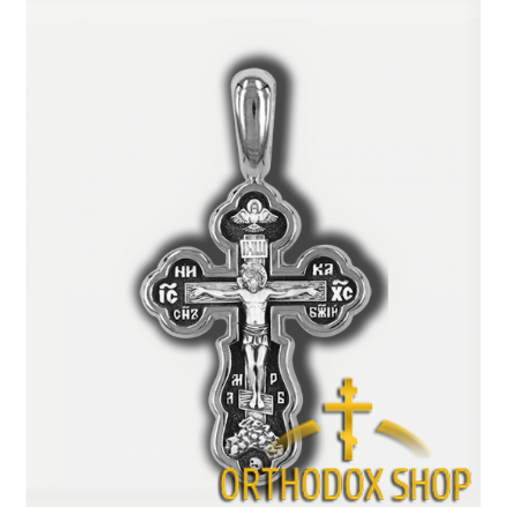 Православный Серебряный нательный Крестик. Освященный-18211
