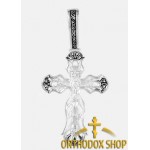 Православный Серебряный нательный Крестик, Освященный-3505
