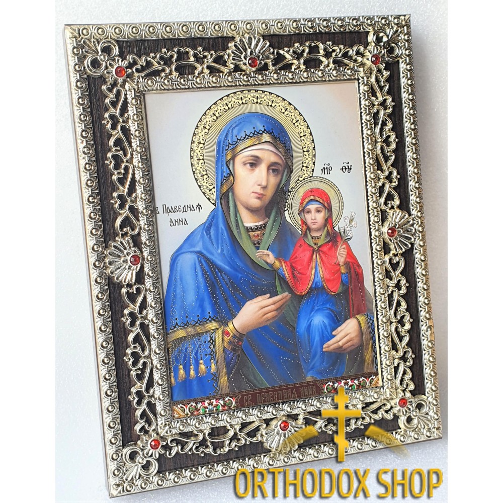 Икона Святая Анна, мать Пресвятой Богородицы. Освященная