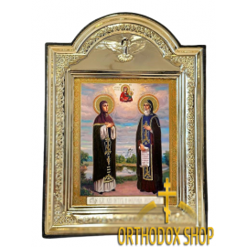 Икона Святые Петр и Февронья. Освященная