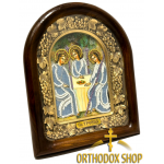 Дивеевская икона из бисера Святая Троица. Освященная