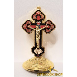 Православный крест с распятием, Размер 9 х 5 cm. Освященный