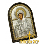 Маленькая Серебряная Икона Святая Матрона. Освященная