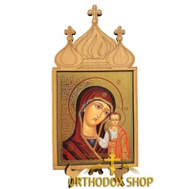 Настольная икона с подставкой Богоматерь Казанская. Освященная