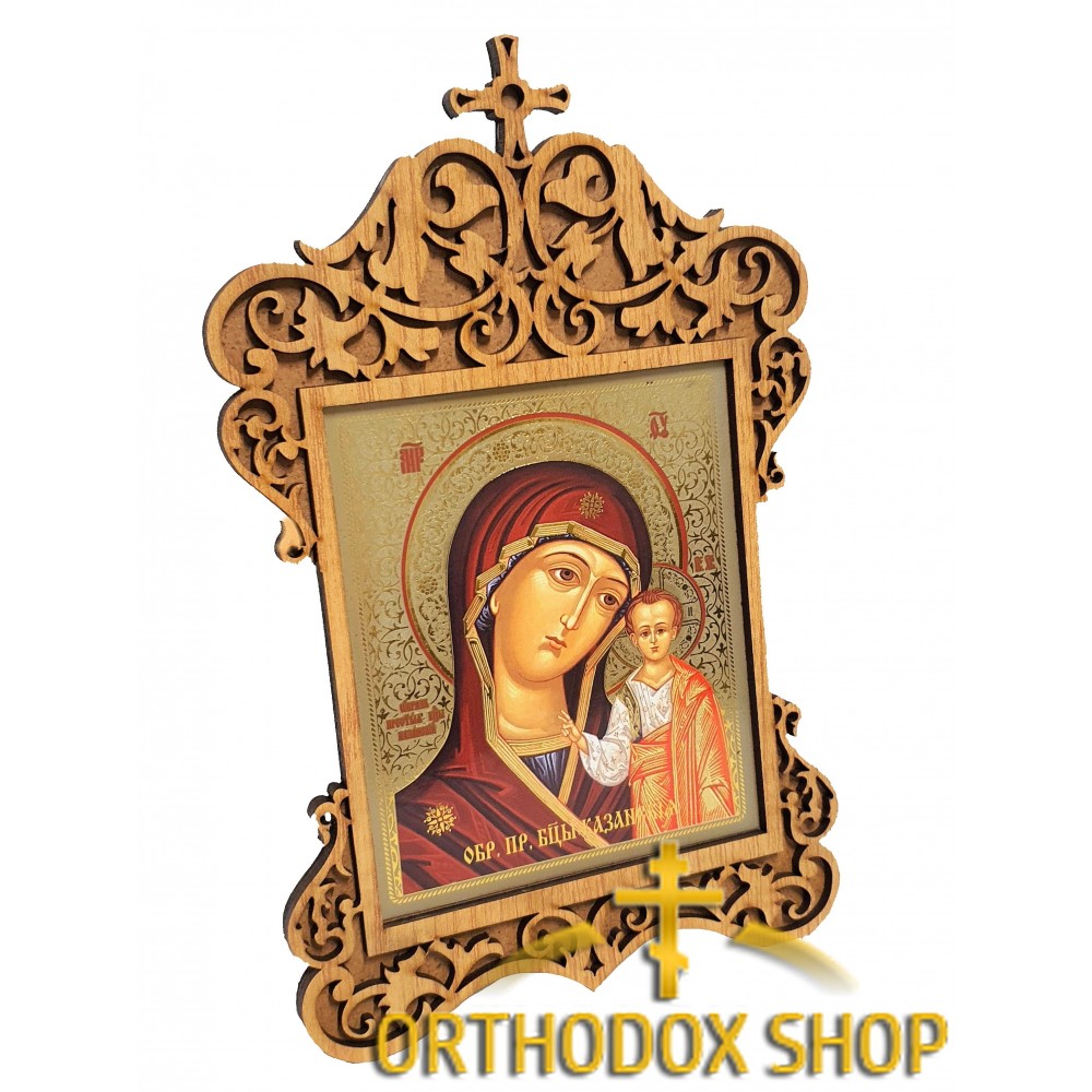 Настольная икона Богоматерь Казанская. Освященная
