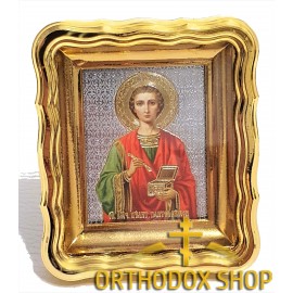 Маленькая настольная икона Пантелеймон Целитель, Освященная