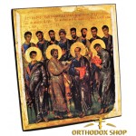 Икона под старину "Собор 12 Святых Апостолов", Освященная