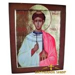 Икона под старину "Святой Стефан", Освященная